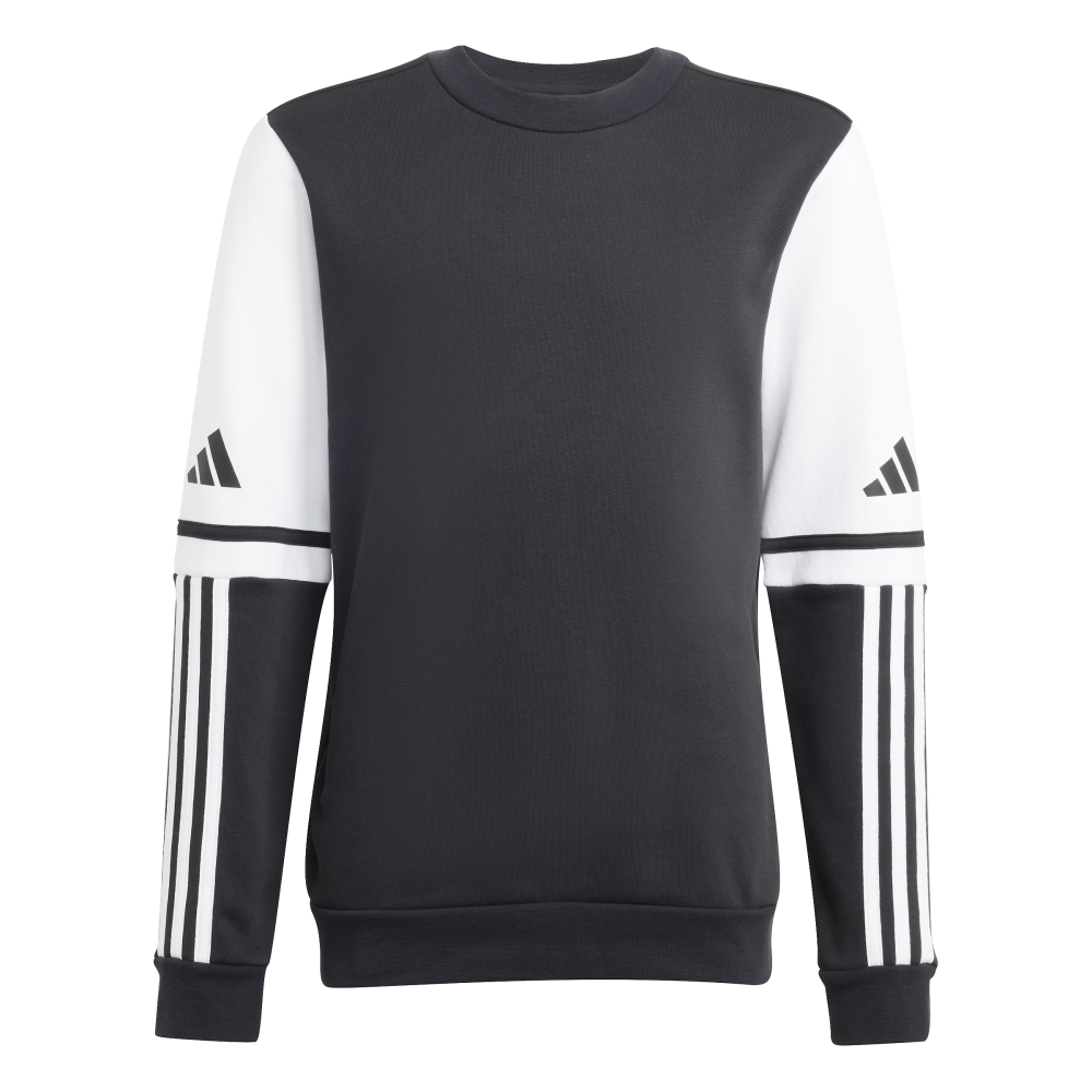 ADIDAS Squadra 25 Kids Sweatshirt (black/white) - Front View