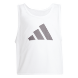 ADIDAS Training 24 Mini Kids Leibchen (white) - Front View