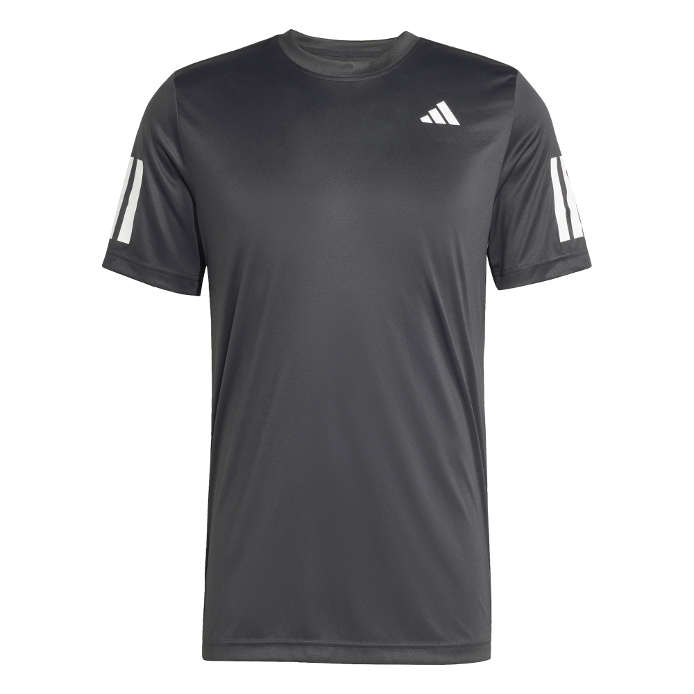 ADIDAS Club Tennis Climacool 3-Streifen T-Shirt Herren (black) - Front Center View