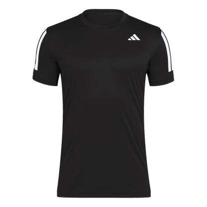 ADIDAS Club Tennis Climacool 3-Streifen T-Shirt Herren (black) - Front View