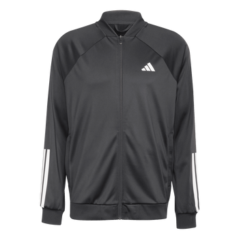 ADIDAS Club Tennis 3-Streifen Knitted Jacke Herren (black) - Front Center View