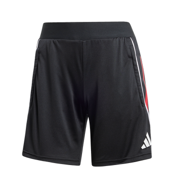 ADIDAS Tiro 25 Competition Trainingsshorts Damen (black/team power red 2) - Front View