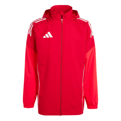 ADIDAS Tiro 25 Competition All-Weather Jacke Herren (team power red 2/pure ruby) - Front View
