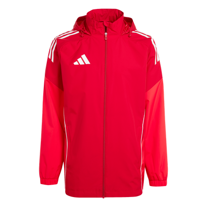ADIDAS Tiro 25 Competition All-Weather Jacke Herren (team power red 2/pure ruby) - Front Center View