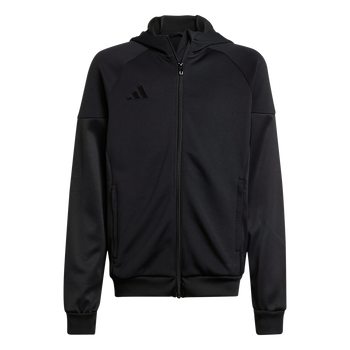 ADIDAS Tiro 25 Kids Kapuzenjacke (black) - Front View