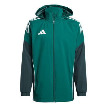 ADIDAS Tiro 25 Competition All-Weather Jacke Herren (team dark green/shadow green) - Front Center View