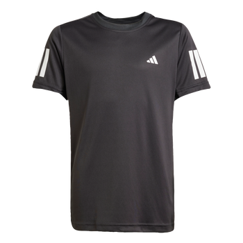 ADIDAS Club Tennis 3-Streifen Kids T-Shirt (black) - Front Center View