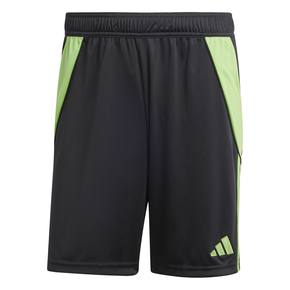 ADIDAS Tiro 24 Shorts Herren (BLACK/semi lucid lime) - Front View