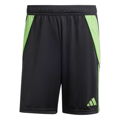 ADIDAS Tiro 24 Shorts Herren (BLACK/semi lucid lime) - Front View