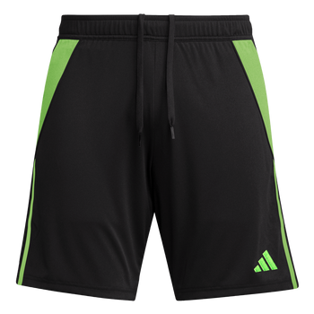 ADIDAS Tiro 24 Shorts Herren (BLACK/semi lucid lime) - Front View