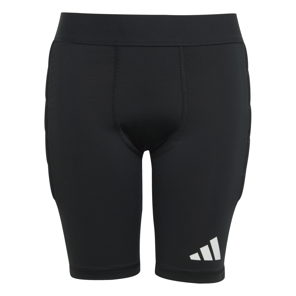 ADIDAS Squadra 25 Goalkeeper Padded Kids Kurze Leggings (black/white) - Front View