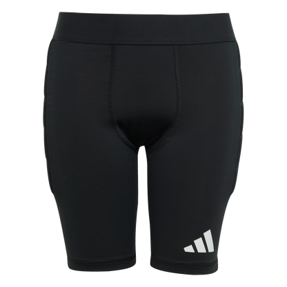 ADIDAS Squadra 25 Goalkeeper Padded Kids Kurze Leggings (black/white) - Front View