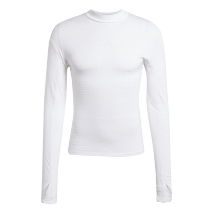 ADIDAS Techfit Cold.Rdy Longsleeve Herren (white) - Front Center View