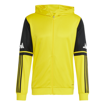 ADIDAS Squadra 25 Kapuzenjacke Herren (team yellow/black/white) - Front Center View