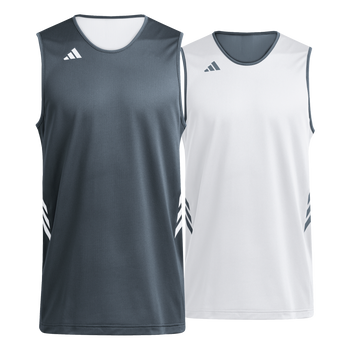 ADIDAS 3G Speed Basketballtrikot Zum Wenden Aeroready Für Kinder (team onix/white) - Front View