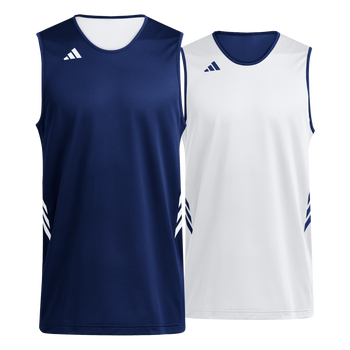 ADIDAS 3G Speed Basketballtrikot Zum Wenden Aeroready Für Kinder (team navy blue/white) - Front View