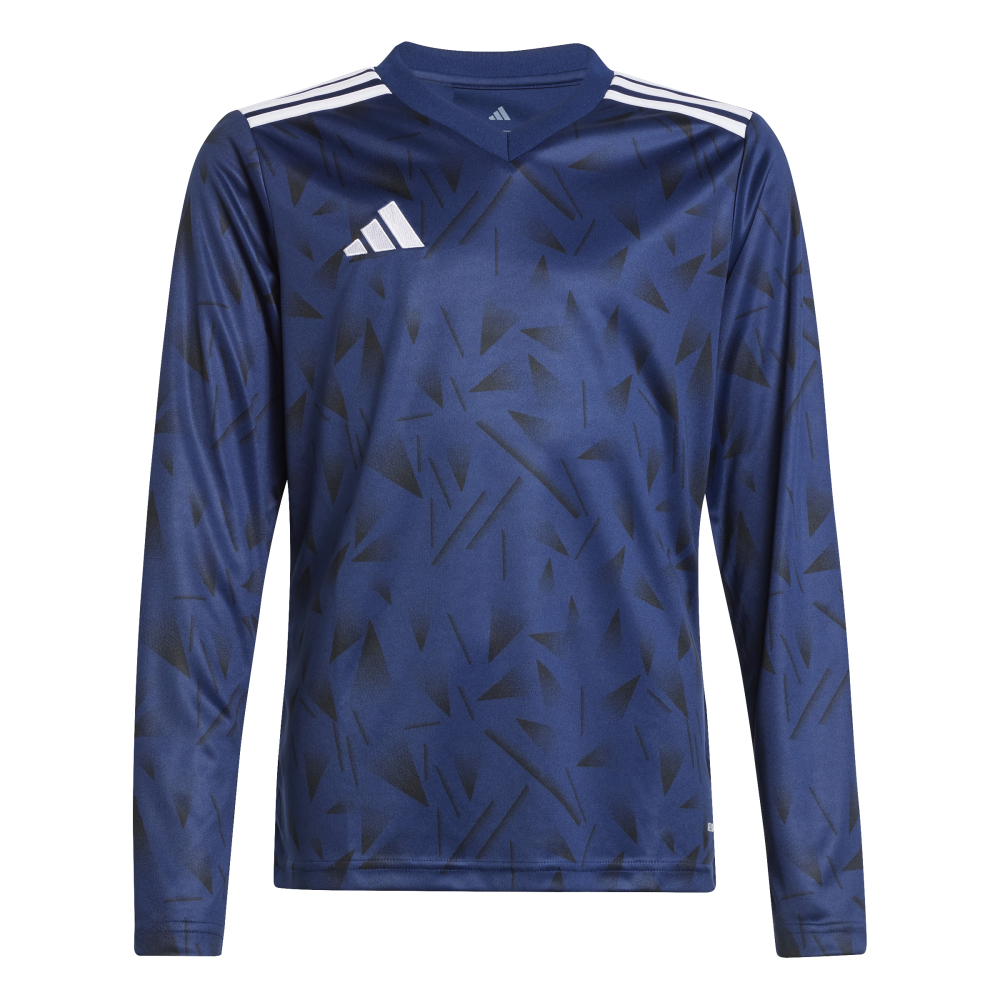 ADIDAS Kinder Team Icon 25 Langarmtrikot (team navy blue 2/white) - Front View