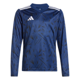 ADIDAS Kinder Team Icon 25 Langarmtrikot (team navy blue 2/white) - Front View