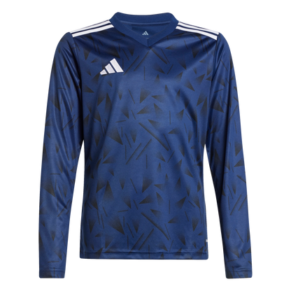 ADIDAS Kinder Team Icon 25 Langarmtrikot (team navy blue 2/white) - Front View