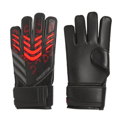 ADIDAS Predator Training Kids Torwarthandschuhe (black/black/lucid red) - Front Center View