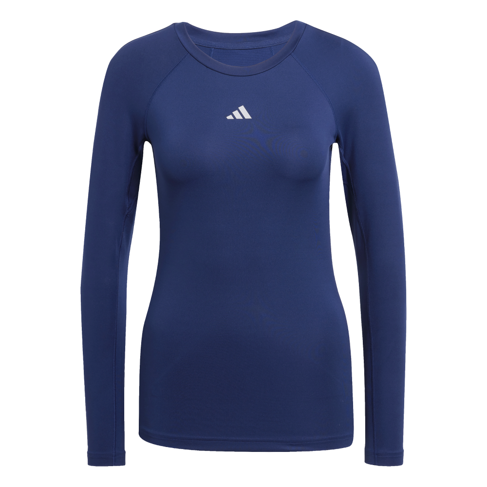 ADIDAS Techfit Longsleeve Damen (team navy blue 2) - Front View