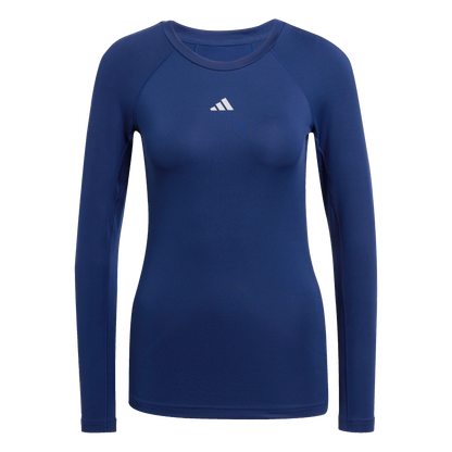 ADIDAS Techfit Longsleeve Damen (team navy blue 2) - Front View