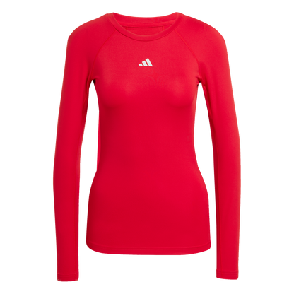 ADIDAS Techfit Longsleeve Damen (team power red 2) - Front View