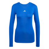 ADIDAS Techfit Longsleeve Damen (team royal blue) - Front View
