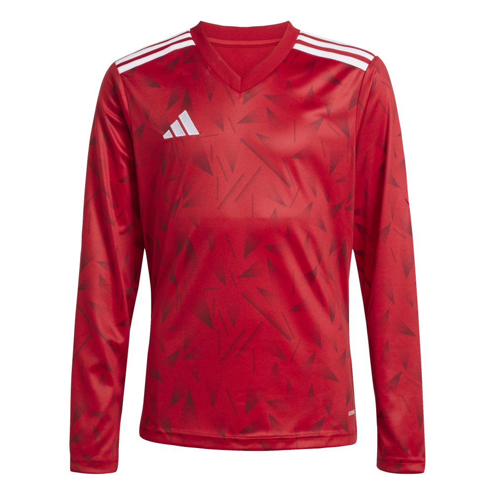 ADIDAS Kinder Team Icon 25 Langarmtrikot (team power red 2/white) - Front View