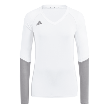 ADIDAS Quickset Langärmeliges Volleyballtrikot Damen (white) - Front View