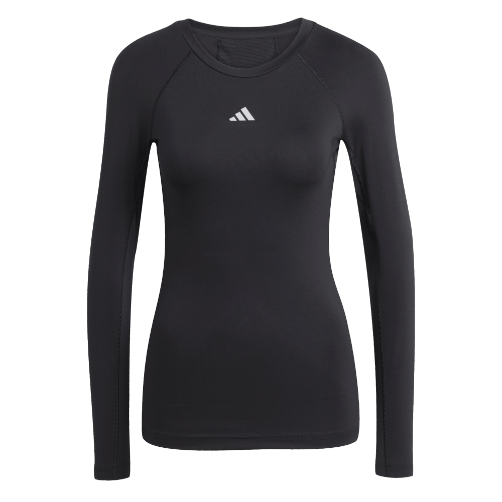 ADIDAS Techfit Longsleeve Damen (black) - Front View