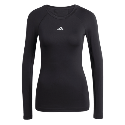 ADIDAS Techfit Longsleeve Damen (black) - Front View