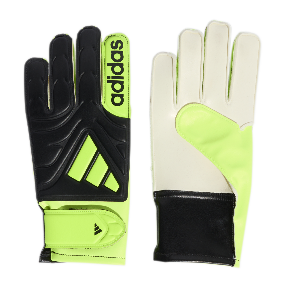 ADIDAS Copa Club Kids Torwarthandschuhe (black/lucid lemon/lucid lemon) - Front Center View