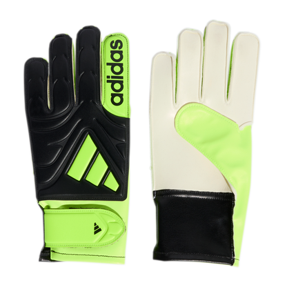 ADIDAS Copa Club Kids Torwarthandschuhe (black/lucid lemon/lucid lemon) - Front Center View