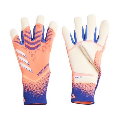 ADIDAS Predator Pro Hybrid Torwarthandschuhe (signal coral/white/lucid blue) - Front Center View