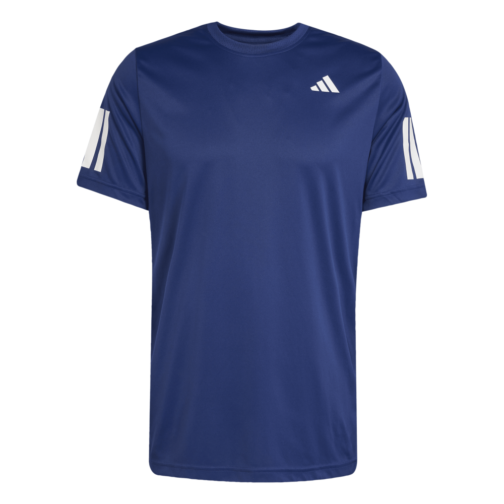 ADIDAS Club Tennis Climacool 3-Streifen T-Shirt Herren (dark blue) - Front Center View