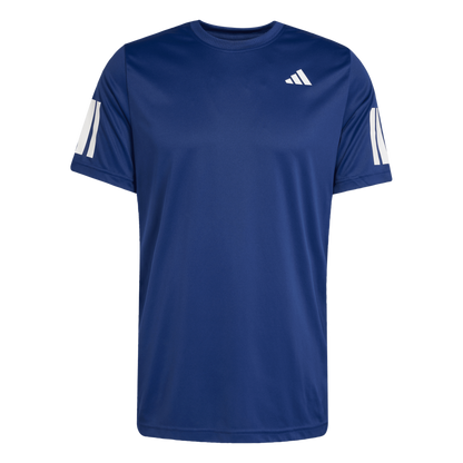 ADIDAS Club Tennis Climacool 3-Streifen T-Shirt Herren (dark blue) - Front Center View