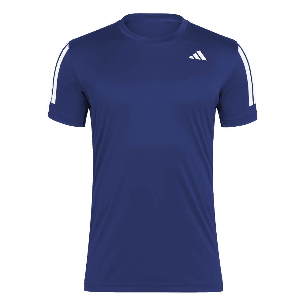 ADIDAS Club Tennis Climacool 3-Streifen T-Shirt Herren (dark blue) - Front View