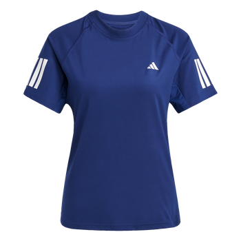 ADIDAS Club 3-Streifen Tennis Climacool T-Shirt Damen (dark blue) - Front Center View