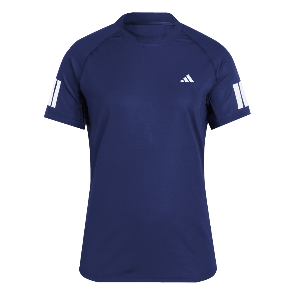 ADIDAS Club 3-Streifen Tennis Climacool T-Shirt Damen (dark blue) - Front View
