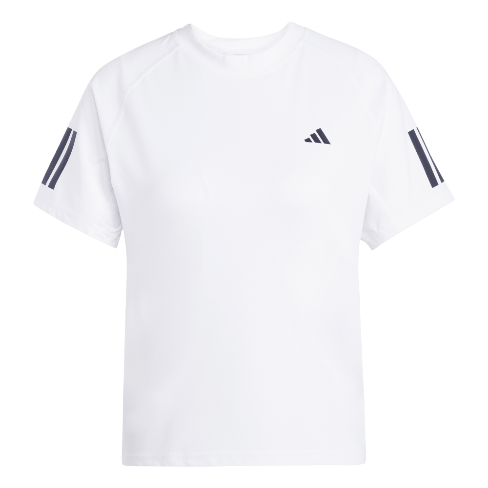 ADIDAS Club 3-Streifen Tennis Climacool T-Shirt Damen (white) - Front View
