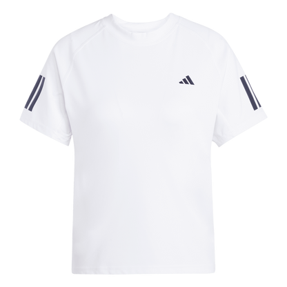 ADIDAS Club 3-Streifen Tennis Climacool T-Shirt Damen (white) - Front View