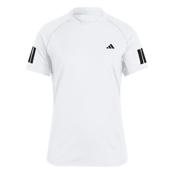 ADIDAS Club 3-Streifen Tennis Climacool T-Shirt Damen (white) - Front View
