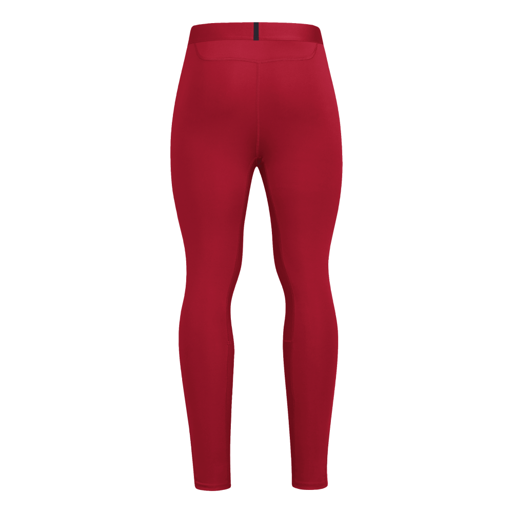 ADIDAS Techfit Lange Leggings Herren (team power red 2) - Back Center View