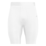 ADIDAS Techfit Kurze Leggings Herren (white) - Front View