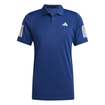 ADIDAS Club Tennis 3-Streifen Poloshirt Herren (dark blue) - Front Center View
