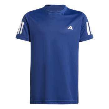 ADIDAS Club Tennis 3-Streifen Kids T-Shirt (dark blue) - Front Center View