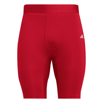 ADIDAS Techfit Kurze Leggings Herren (team power red 2) - Front View