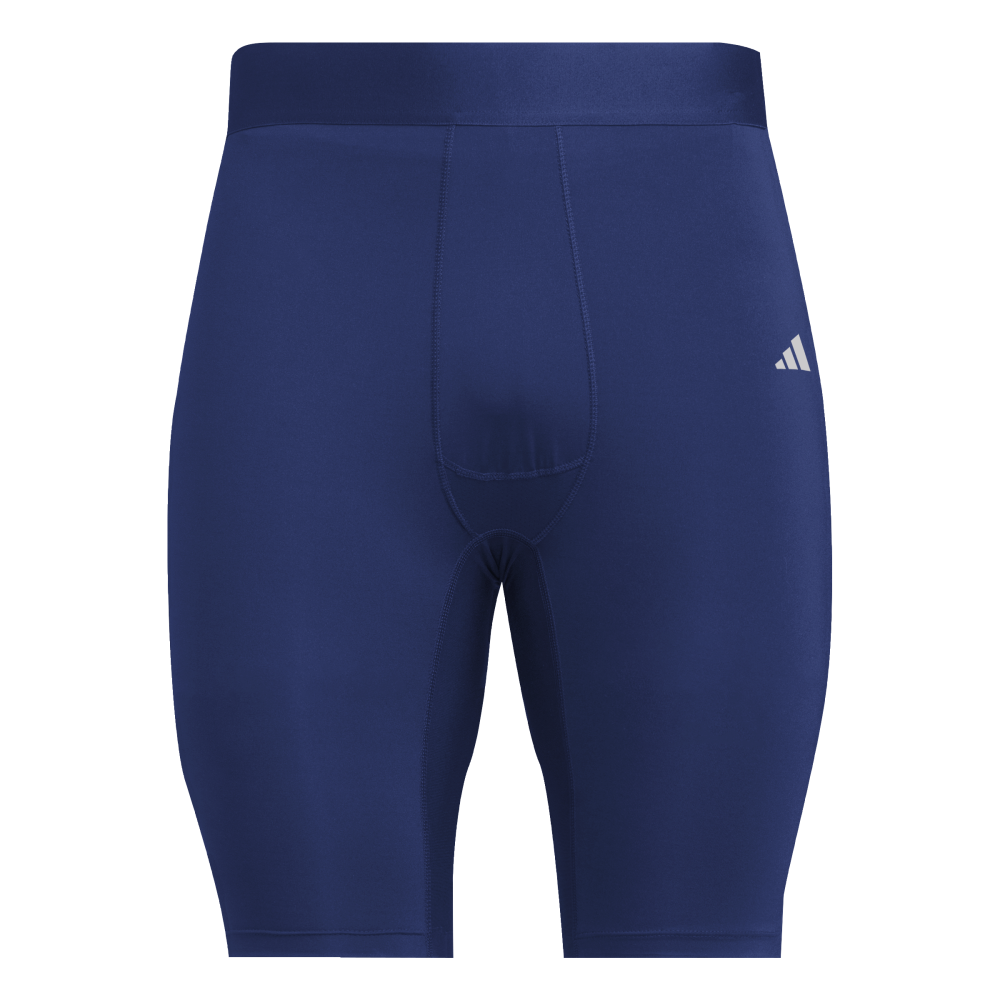 ADIDAS Techfit Kurze Leggings Herren (team navy blue 2) - Front View