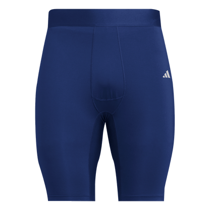 ADIDAS Techfit Kurze Leggings Herren (team navy blue 2) - Front View